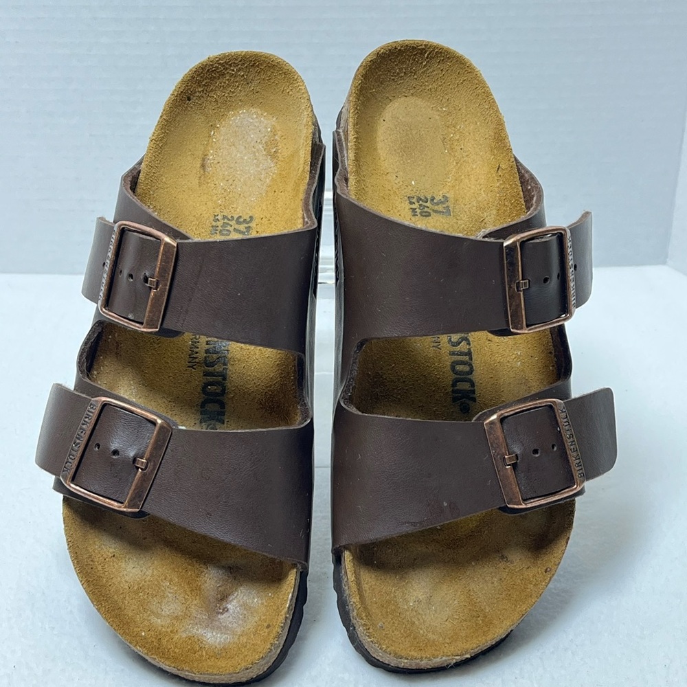 Birkenstock Brown Arizona Two-Strap Sandals